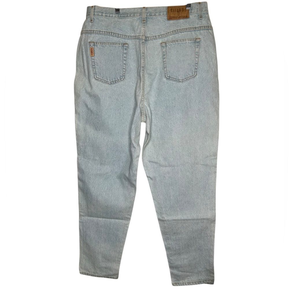 Vintage light wash straight leg relaxed fit denim jeans retro 90s 1990s 20W tall